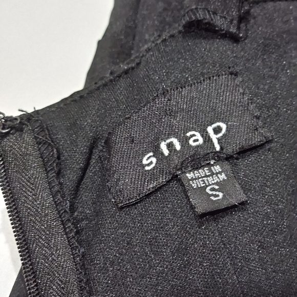 One-Shoulder ✦ Black Tiered Bust Cocktail Dress ✦ w/ Padded Lining & Stretch S - Picture 9 of 16